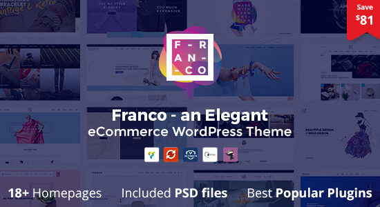 Franco - Chủ đề WordPress WooC Commerce thanh lịch