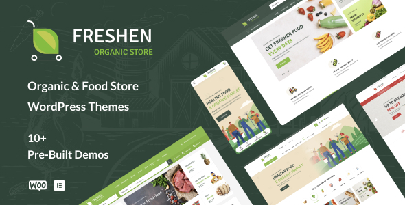 Freshen - Chủ đề WordPress của Cửa hàng Thực phẩm Hữu cơ