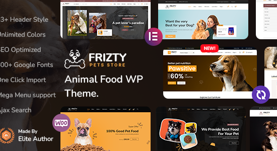 Frizty - Chủ đề WooC Commerce của Pet Shop + RTL