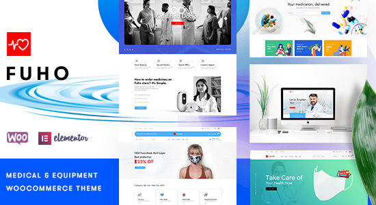 Fuho – Chủ đề WordPress WooC Commerce của Cửa hàng Dược phẩm