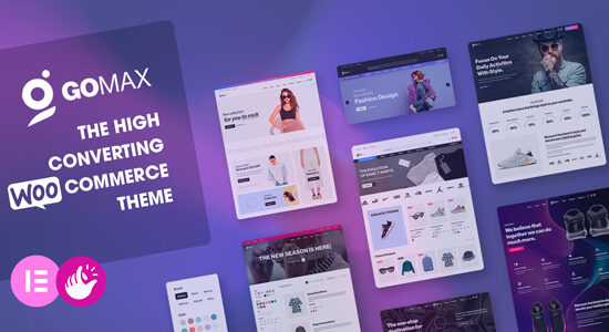 GOMAX - Elementor WooCommerce WordPress Theme