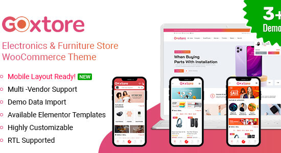 GOxtore - Chủ đề WooC Commerce đa năng