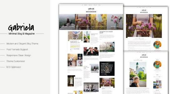Gabriela - Chủ đề WordPress dành cho blog được tạo thủ công