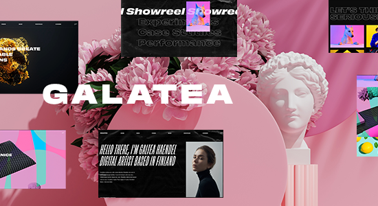 Galatea - Chủ đề WordPress danh mục đầu tư sáng tạo