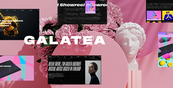 Galatea - Chủ đề WordPress danh mục đầu tư sáng tạo