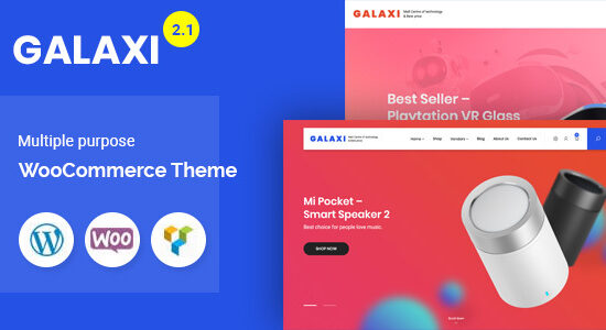 Galaxi - Chủ đề WordPress công nghệ WooC Commerce