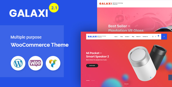 Galaxi - Chủ đề WordPress công nghệ WooC Commerce