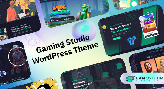 Gamestorm - Chủ đề WordPress của Gaming Studio