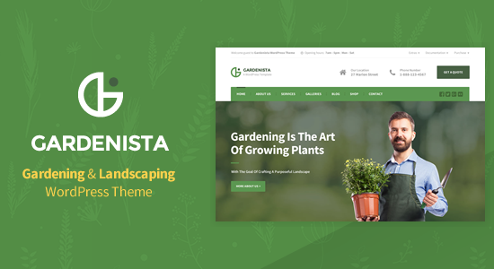 Gardenista - Chủ đề WordPress về cảnh quan và kinh doanh