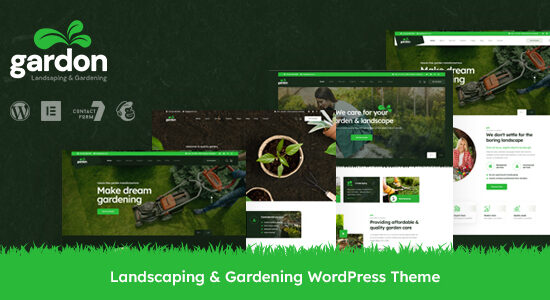 Gardon - Chủ đề WordPress về cảnh quan & làm vườn