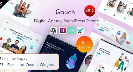 Gauch - Dịch vụ CNTT & Chủ đề WordPress Elementor dành cho đại lý kinh doanh kỹ thuật số