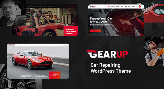 GearUp - Chủ đề WordPress sửa chữa ô tô