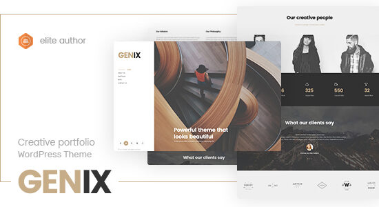 Genix - Chủ đề WordPress danh mục đầu tư sáng tạo