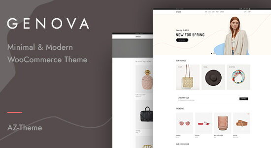 Genova - Chủ đề WordPress WooC Commerce tối giản AJAX