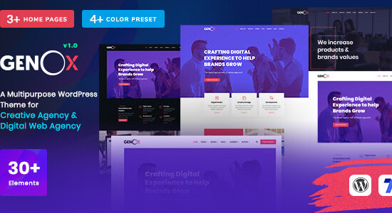 Genox - Chủ đề WordPress sáng tạo Gutenberg
