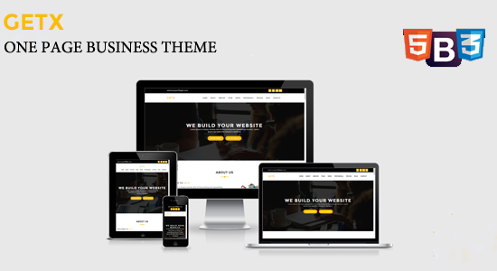 GetX - Chủ đề WordPress dành cho doanh nghiệp Onepage
