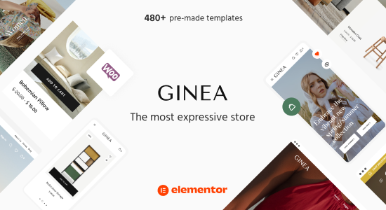 Ginea - Furniture & Fashion WordPress & WooCommerce Theme