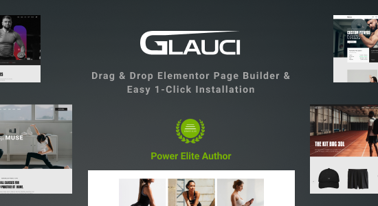 Glauci – Chủ đề WordPress về thể dục và thể hình