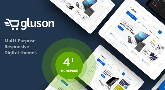 Gluson - Chủ đề kỹ thuật số cho WooC Commerce WordPress