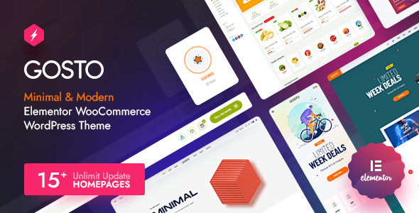 Gosto - Chủ đề WordPress WooC Commerce đa năng