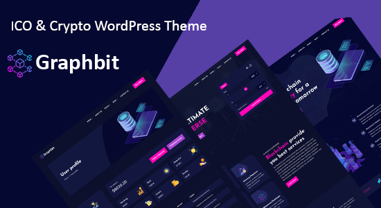 Graphbit - Chủ đề WordPress khởi động ICO & Crypto