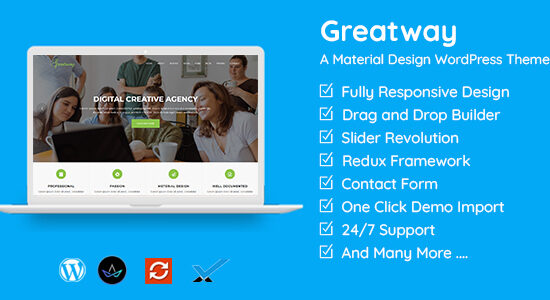 Greatway - Chủ đề WordPress thiết kế vật liệu