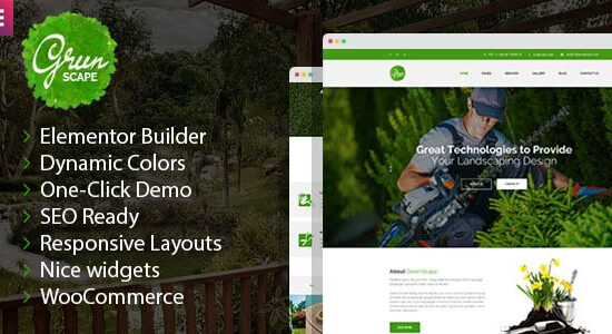 Greenscape - Chủ đề WordPress cắt cỏ & cảnh quan sân vườn