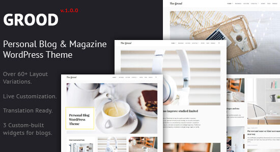 Grood - Chủ đề WordPress cho blog và tạp chí cá nhân