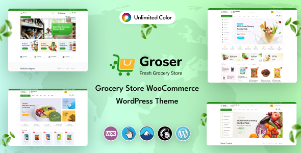 Groser - Chủ đề WordPress cho cửa hàng tạp hóa WooC Commerce