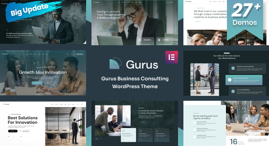 Gurus - Chủ đề WordPress tư vấn kinh doanh