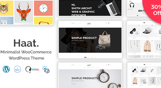 Haat - Minimalist WooCommerce WordPress Theme