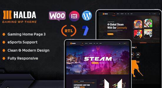 Halda - Chủ đề WordPress về thể thao điện tử và trò chơi NFT
