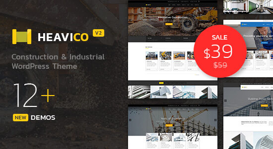 Heavico - Theme WordPress xây dựng & công nghiệp