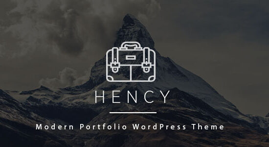 Hency - Chủ đề WordPress về nhiếp ảnh và danh mục đầu tư