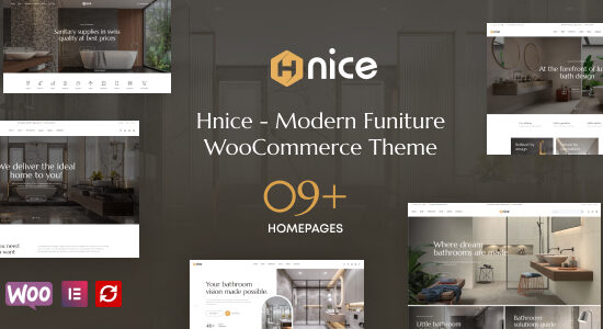 Hnice - Chủ đề WooC Commerce nội thất hiện đại