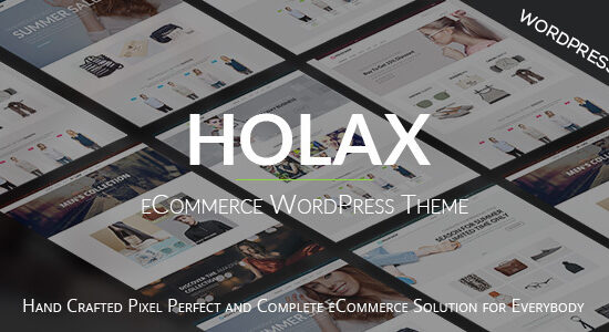 Holax – Chủ đề WP WooC Commerce thời trang