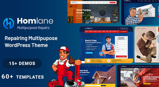 Homlane - Theme WordPress phục vụ và sửa chữa đa năng