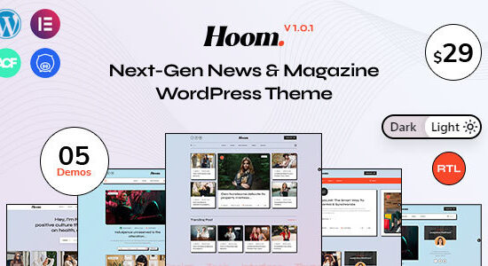 Hoom – Chủ đề WordPress Tin tức & Tạp chí