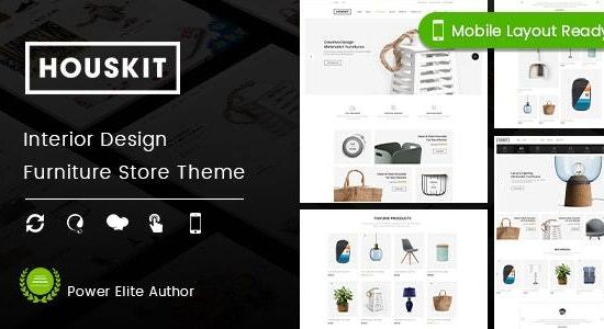 Houskit - Chủ đề WordPress của Cửa hàng Thiết kế Nội thất & Nội thất (Sẵn sàng cho Bố cục Di động)