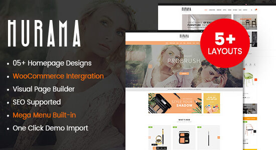 Hurama - Chủ đề WordPress WooC Commerce đa năng