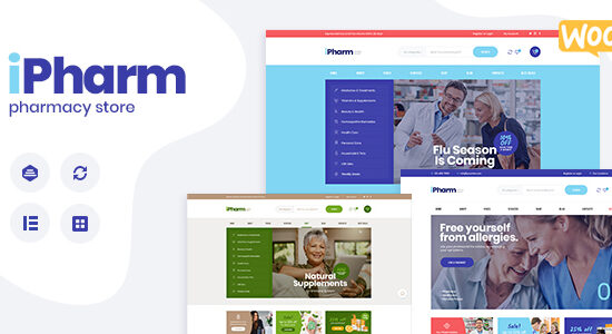 IPharm - Chủ đề WordPress Y tế & Dược phẩm Trực tuyến