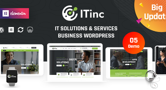 ITInc - Chủ đề WordPress Giải pháp Công nghệ & CNTT