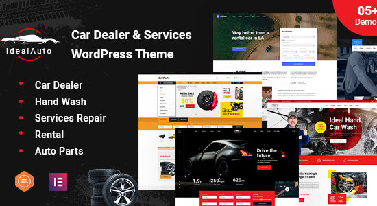 IdealAuto - Chủ đề WordPress về dịch vụ và đại lý ô tô