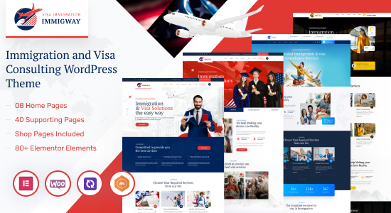 Immigway - Chủ đề WordPress Tư vấn Visa và Nhập cư