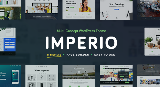 Imperio - Chủ đề WordPress về Kinh doanh, Thương mại điện tử, Danh mục đầu tư & Nhiếp ảnh