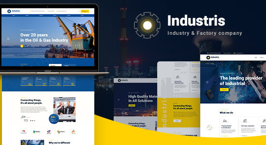 Industris - Chủ đề WordPress dành cho nhà máy & doanh nghiệp