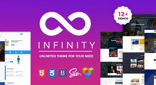 Infinity - Chủ đề WordPress một trang