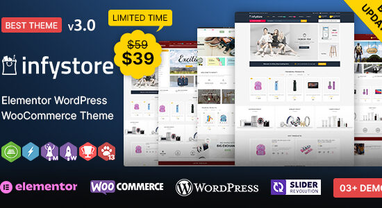 Infystore WP - Chủ đề WooC Commerce đa năng