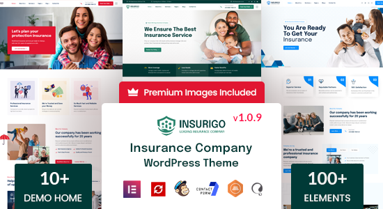 Insurigo - Chủ đề WordPress bảo hiểm