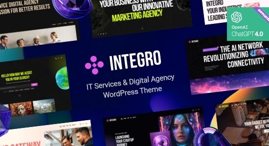 Integro — Dịch vụ CNTT & Chủ đề WordPress dành cho đại lý kỹ thuật số